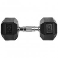 Gantera 10 kg SILAPRO Hexagonal dumbbell 10 kg thumbnav 1