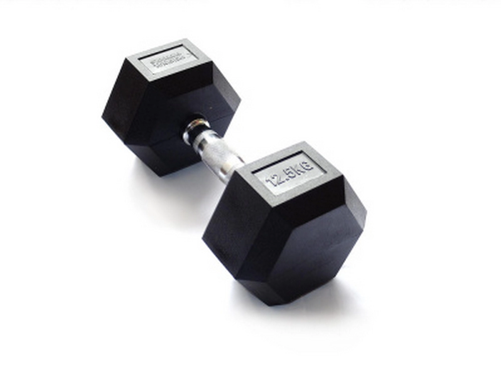 Гантель SILAPRO Hexagonal dumbbell 12.5 kg