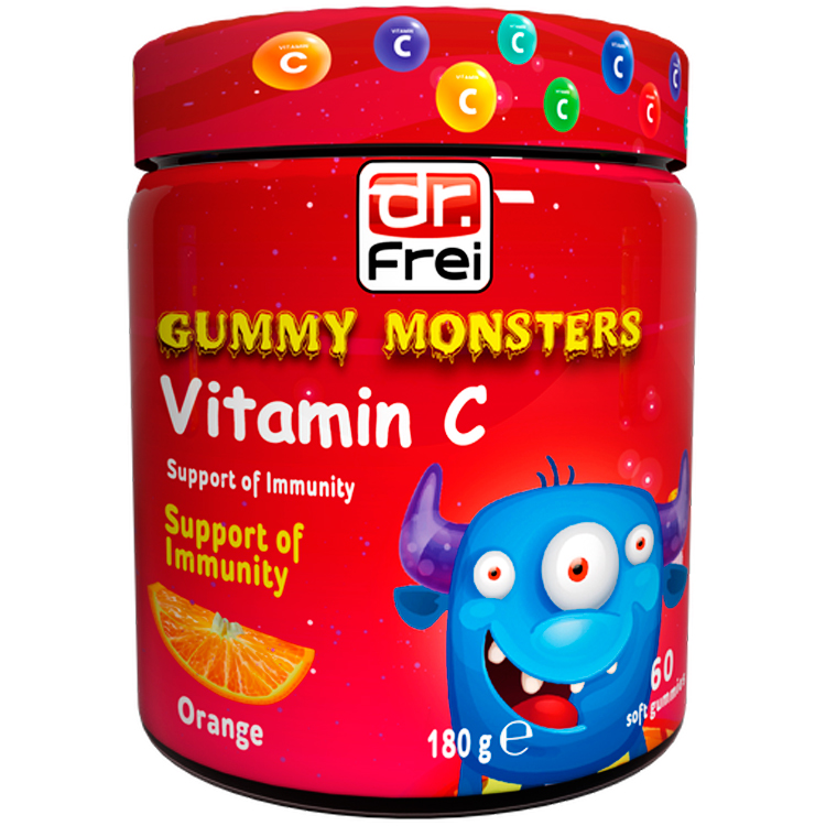 Витамины Dr Frei GUMMY MONSTERS VITAMIN C photo 1 Витамины Dr Frei GUMMY MONSTERS VITAMIN C photo 1
