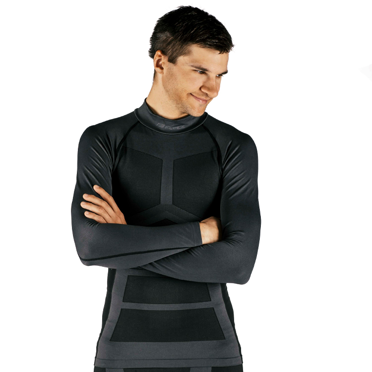 Tricou termica cu maneca lunga Force F GUARD/Negru photo 3