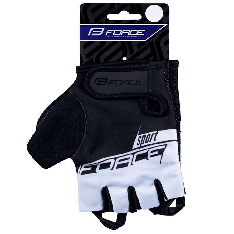 Manusi pentru bicicleta Force Sport Negru-alb 9055600-L photo 2