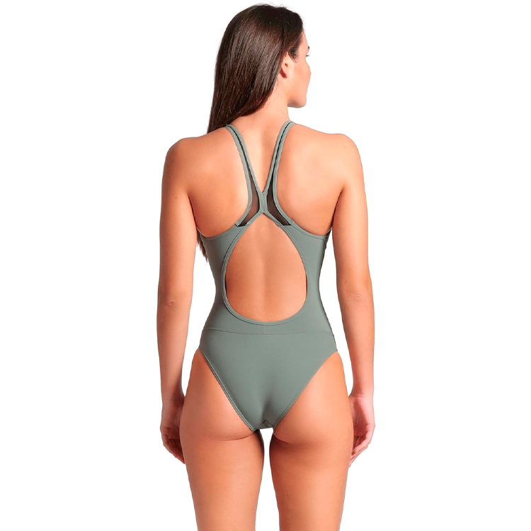 Купальник Arena MESH PANELS SWIMSUIT VENT BACK 36 Серый Женский photo 3