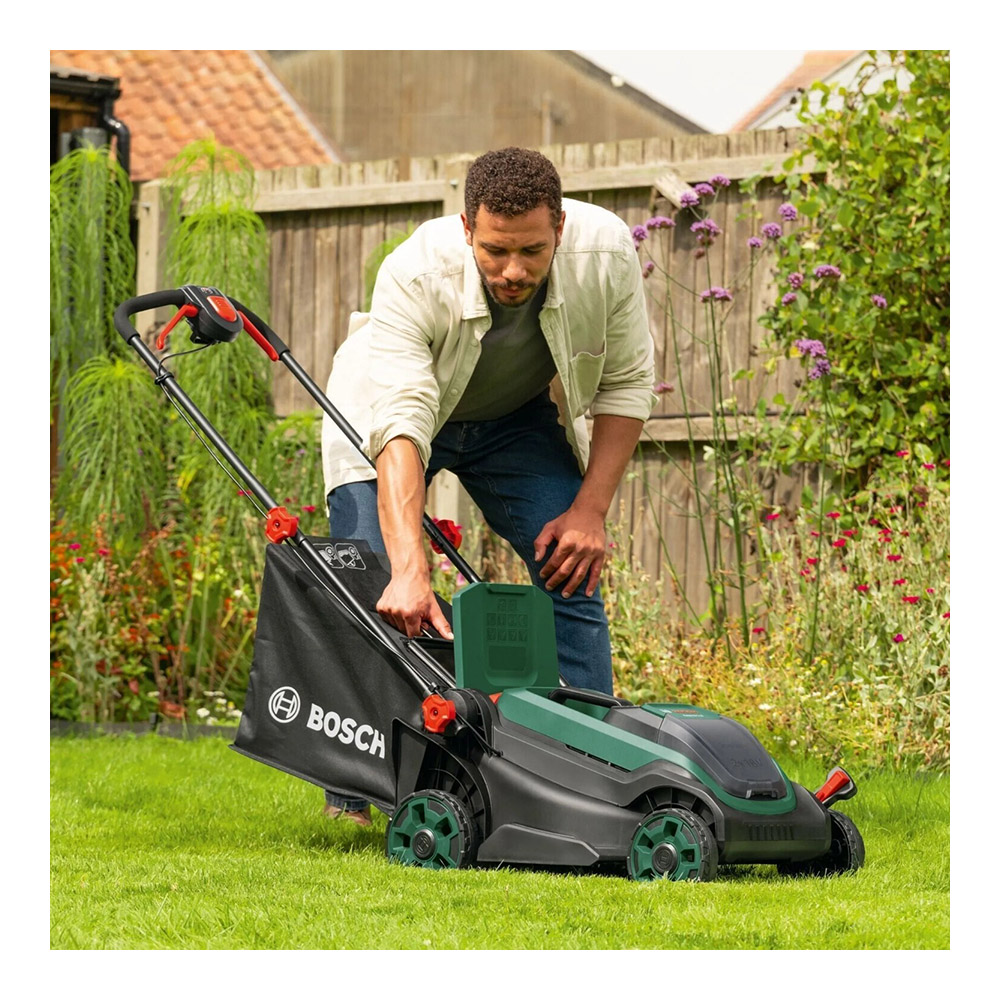 Газонокосилка аккумуляторная  Bosch Rotak 18V2-38, 06008B9M00 photo 6