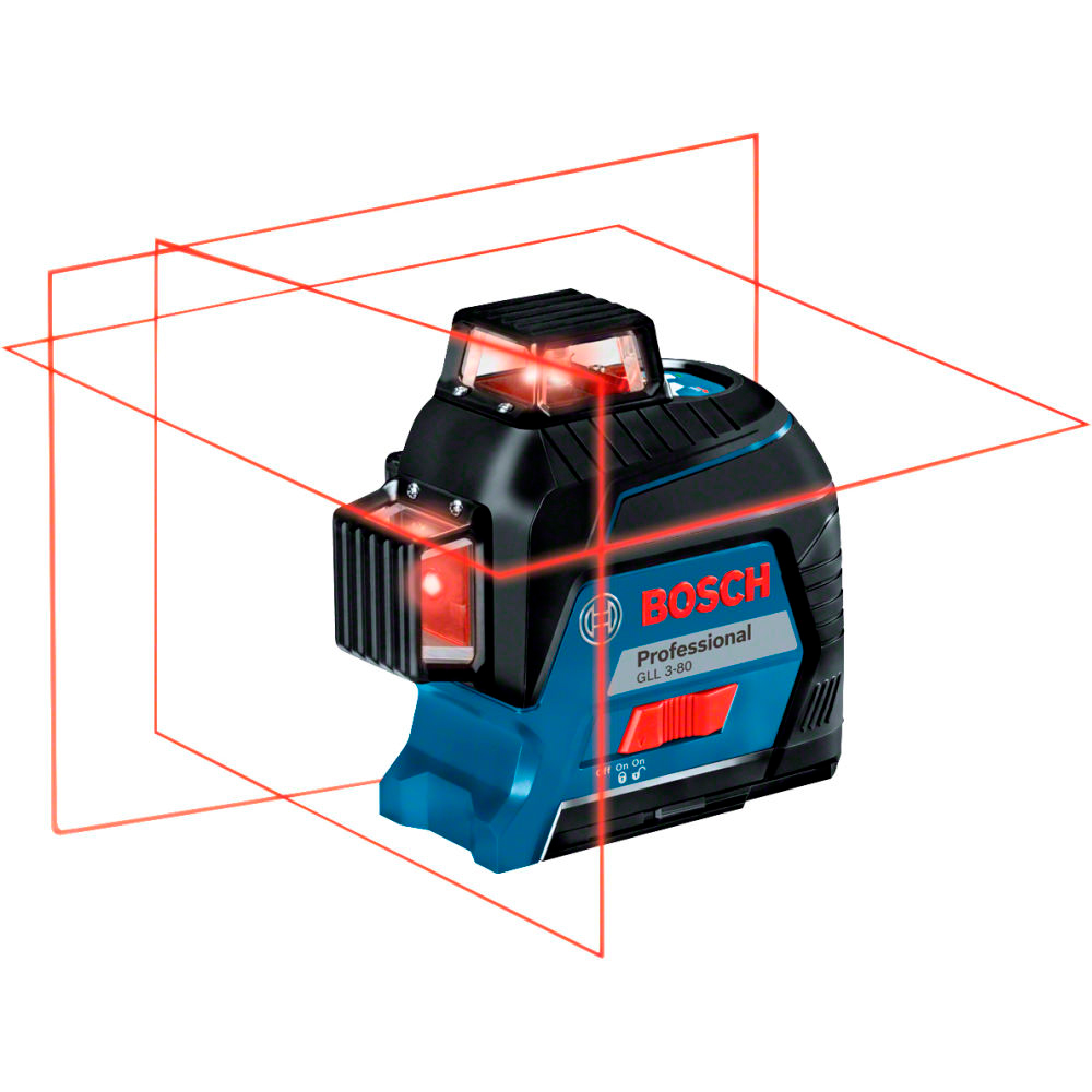 Nivela laser cu linii Bosch GLL 3-80 P, 0601063S00 photo 1