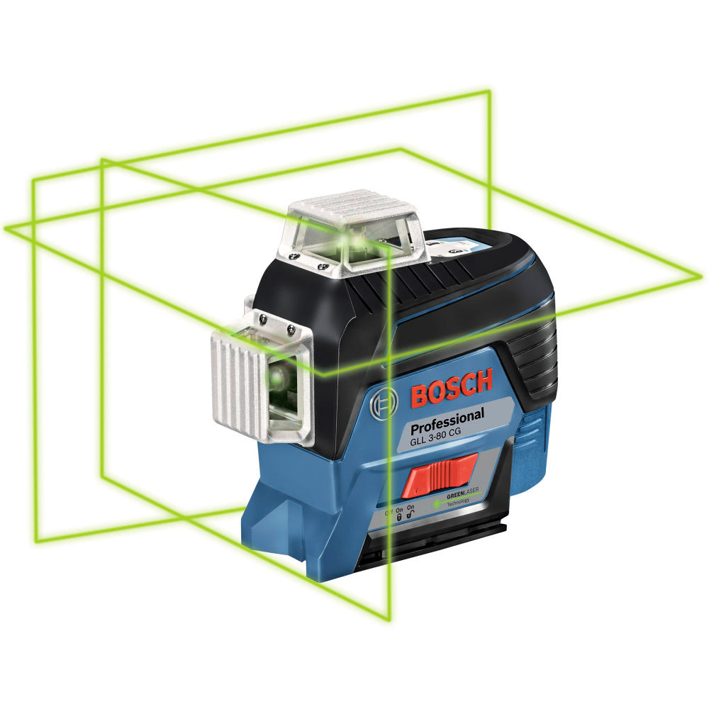 Лазерный линейный нивелир Bosch GLL 3-80 CG suport BM1, 0601063T00 photo 1 Лазерный линейный нивелир Bosch GLL 3-80 CG suport BM1, 0601063T00 photo 1