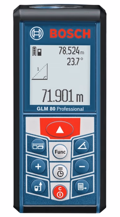 Telemetru cu laser Bosch GLM 80 