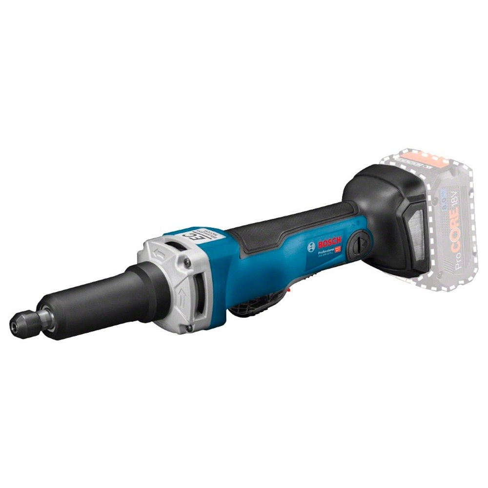 Прямая шлифовальная машина Bosch GGS 18V 23 LC Solo, 0601229200