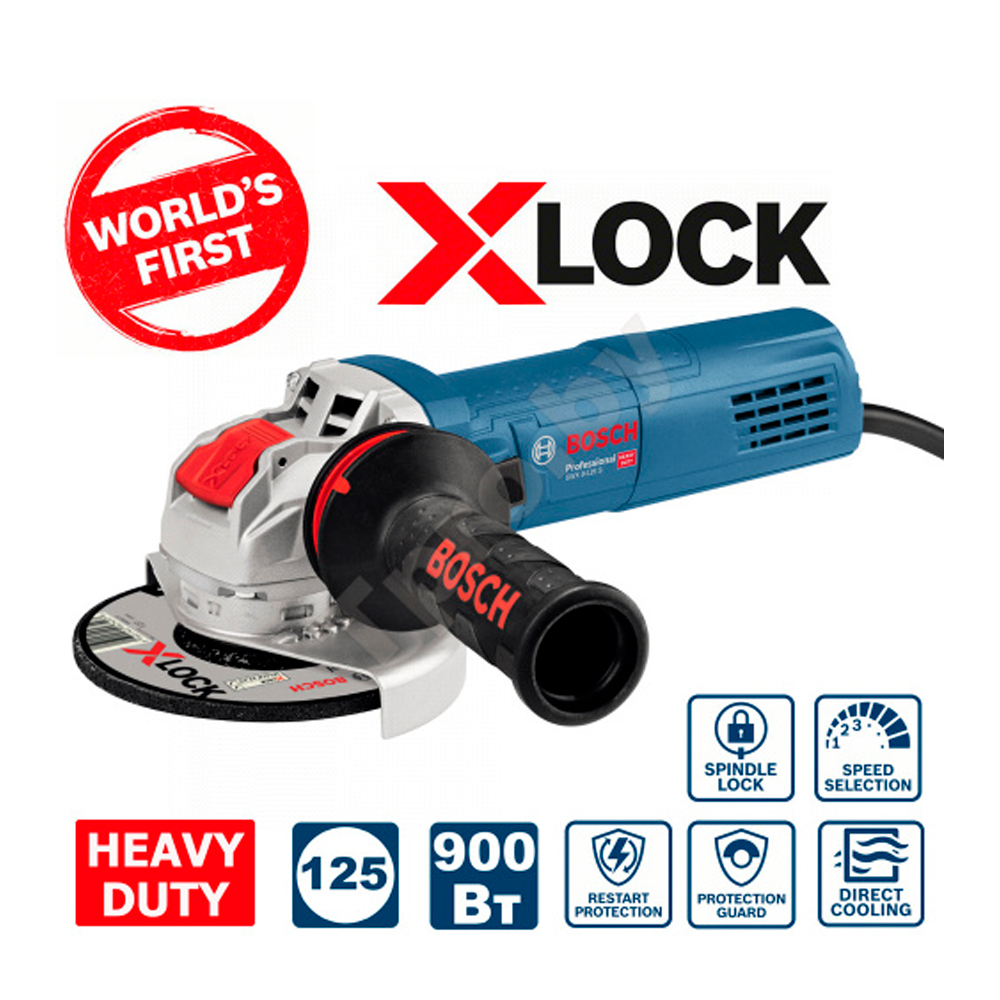 Угловая шлифмашина Bosch GWX 9-125 S, 06017B2000 photo 3