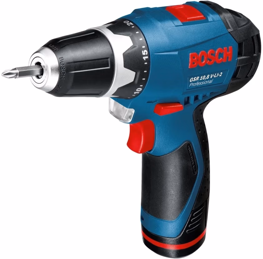 Аккумуляторная дрель-шуруповерт Bosch GSR 10.8 V2-Li, 0601868000