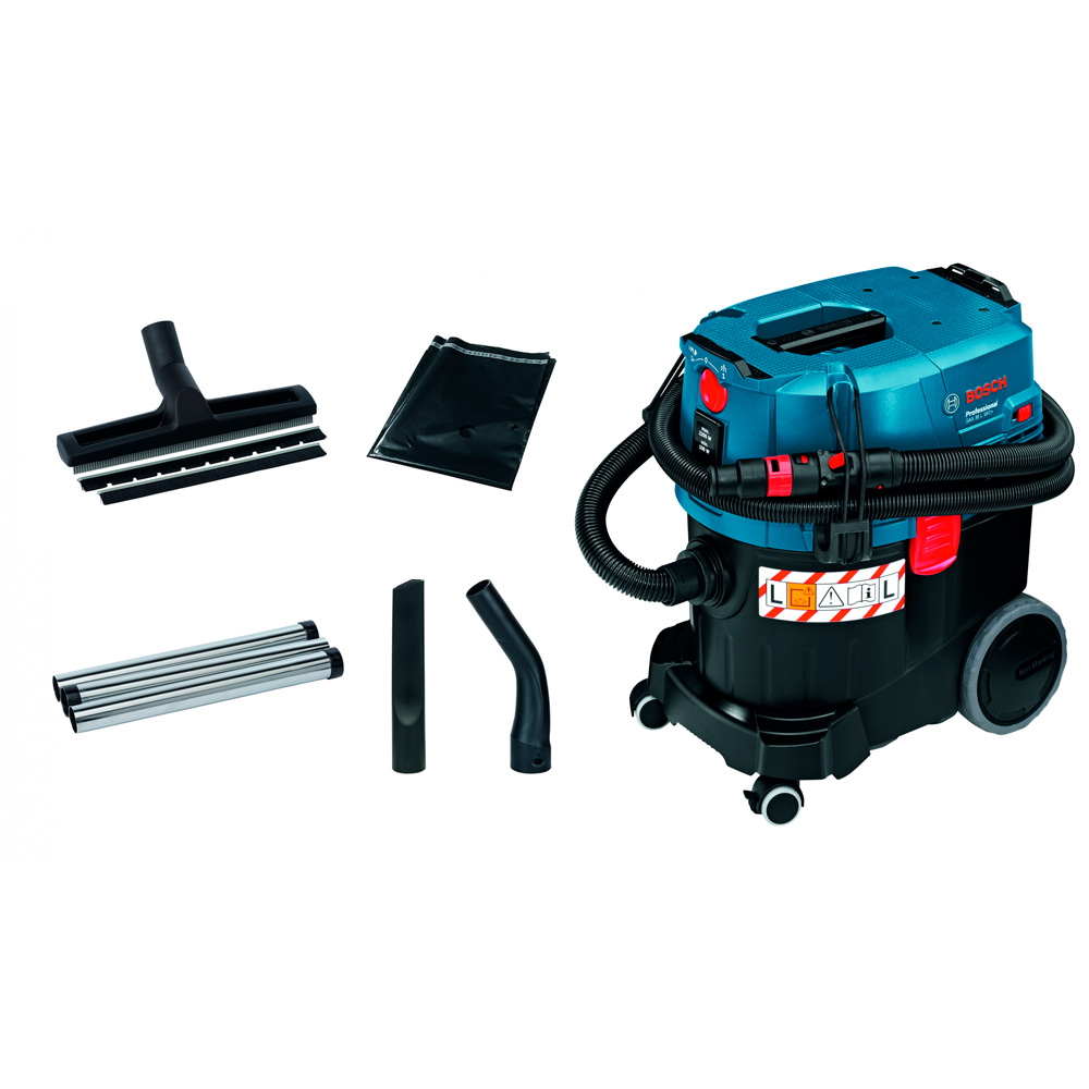 Aspirator constructii Bosch GAS 35 L SFC, 06019C3000, 1380 W, Albastru photo 4