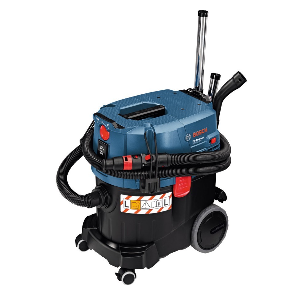 Aspirator constructii Bosch GAS 35 L SFC, 06019C3000, 1380 W, Albastru photo 5