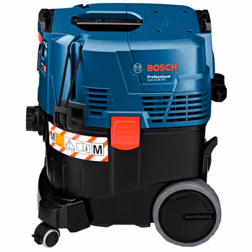 Aspirator constructii Bosch GAS 35 M AFC, 06019C3100, 1380 W, 85 dB, Albastru 