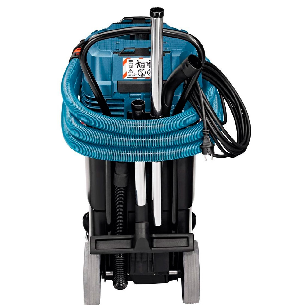 Пылесос строительный Bosch GAS 55 M AFC, 06019C3300, 1200 Вт, синий/голубой photo 2