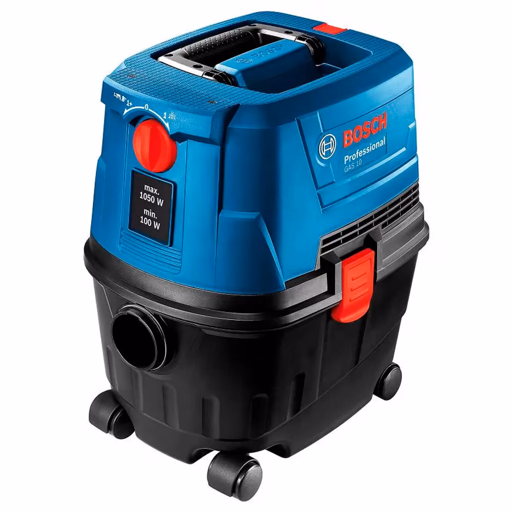 Aspirator constructii Bosch GAS 15 PS, 06019E5100, 1100 W, Albastru 
