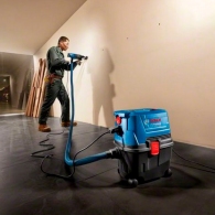 Aspirator constructii Bosch GAS 15 PS, 06019E5100, 1100 W, Albastru thumbnav 2