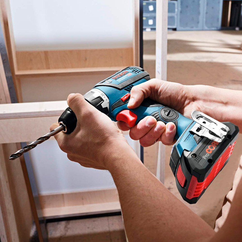 Аккумуляторная дрель-шуруповерт Bosch GSR 18V-60 FC FlexiClick 2x5.0Ah, 06019G7100 photo 2