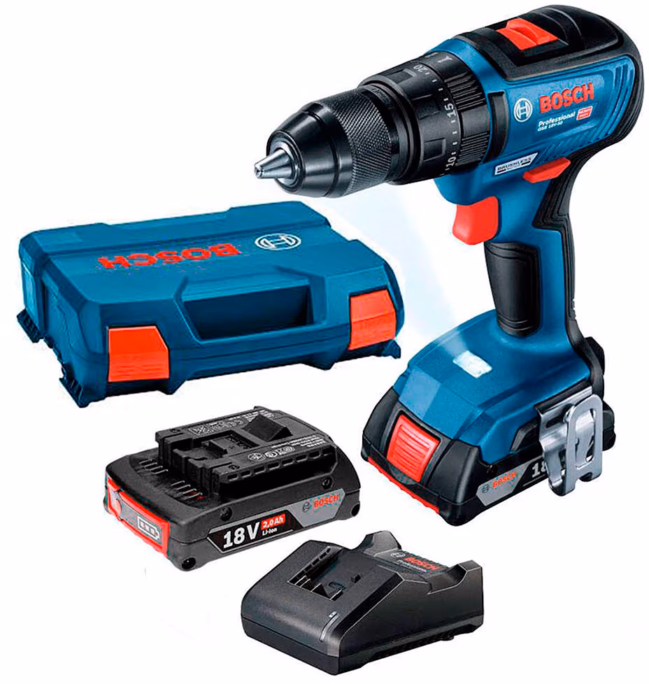 Аккумуляторная дрель-шуруповерт Bosch GSB 18V-50, 06019H5100 