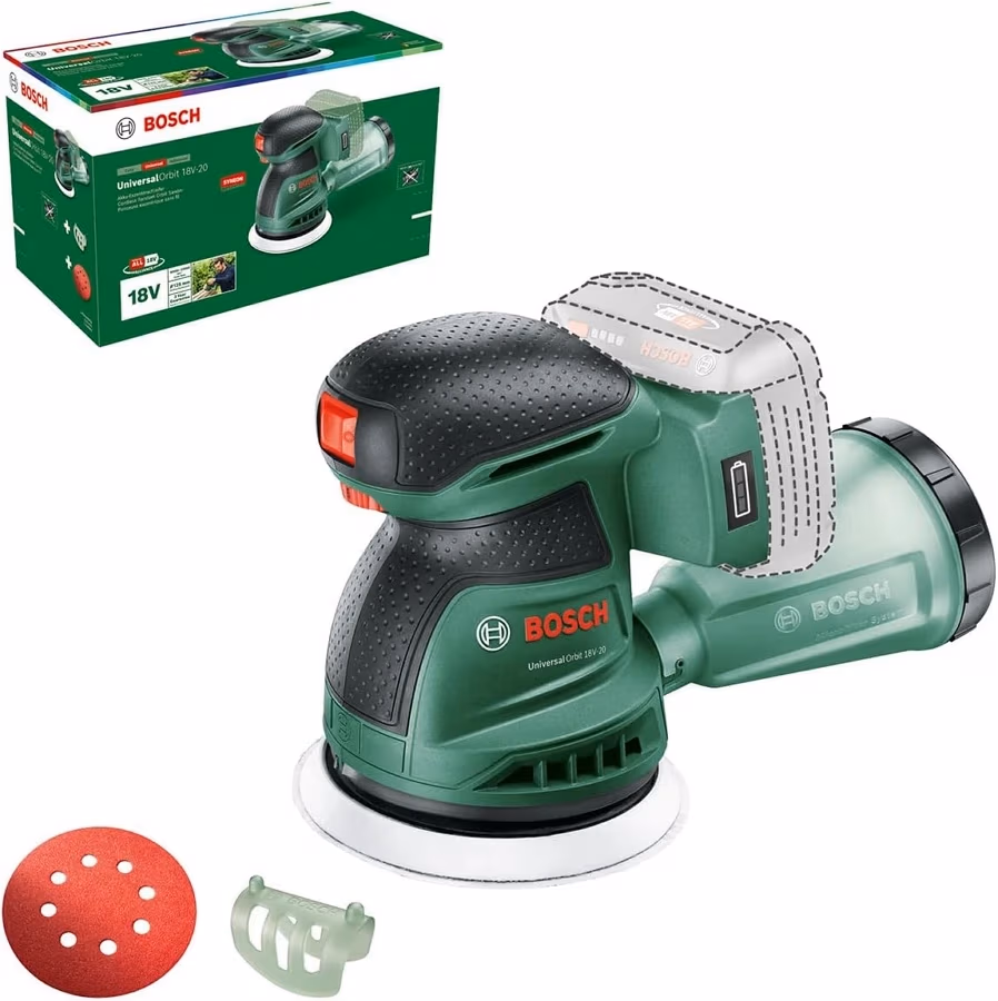 Эксцентриковая шлифмашина Bosch UniversalOrbit 18 Solo, 06033E4100