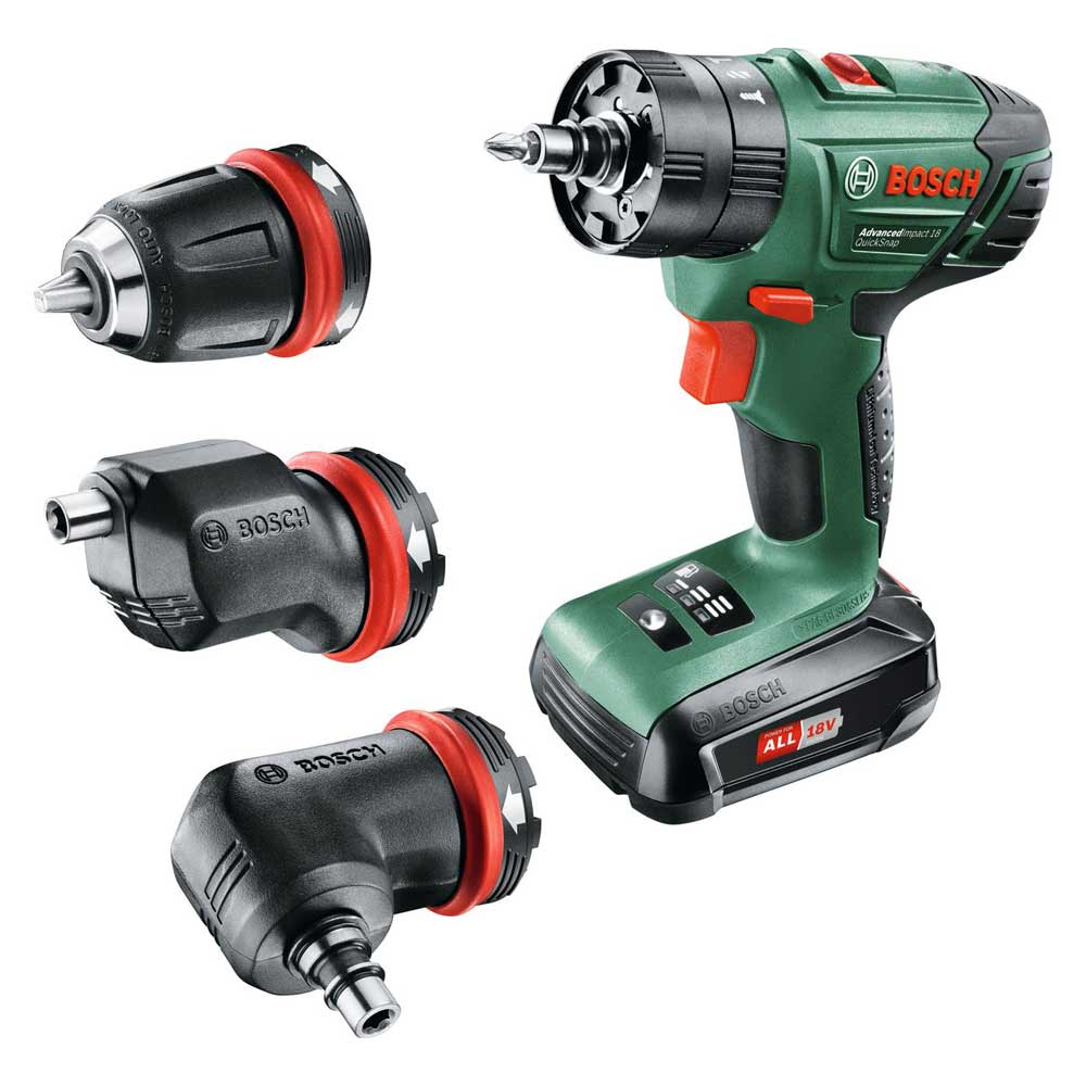 Аккумуляторная дрель-шуруповерт Bosch AdvancedImpact 18 QuickSnap, 06039A3400 photo 1