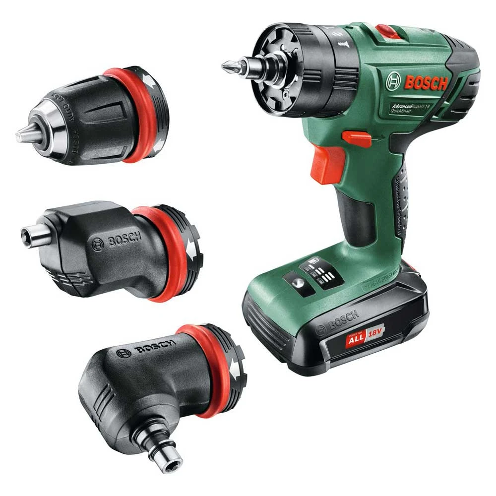 Masina de gaurit si insurubat  cu acumulator Bosch AdvancedImpact 18 QuickSnap, 06039A3400