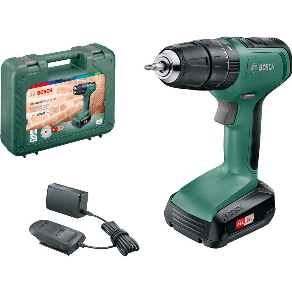 Surubelnita cu acumulator Bosch  UniversalImpact 18V 1x1.5Ah, 06039C8100 photo 6