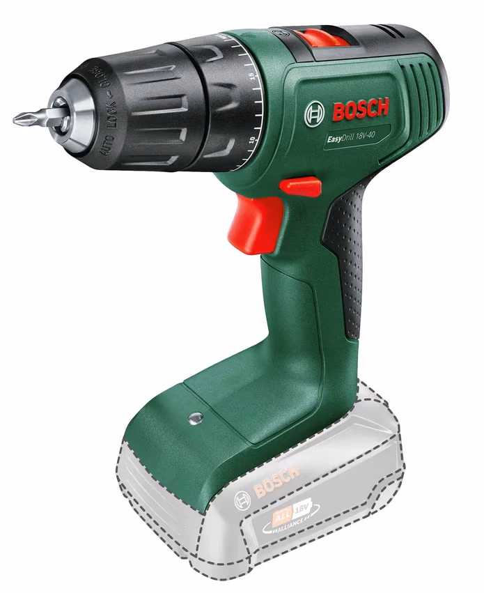 Masina de gaurit si insurubat  cu acumulator Bosch EasyDrill 18V Solo, 06039D8000 