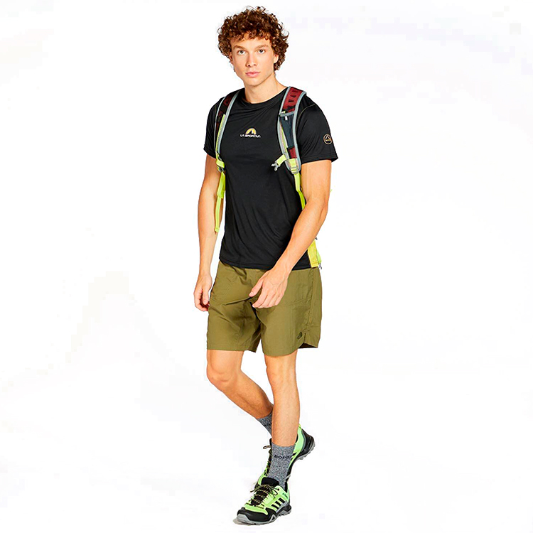Tricou bărbătesc La Sportiva Promo Tee L Negru-galben photo 3