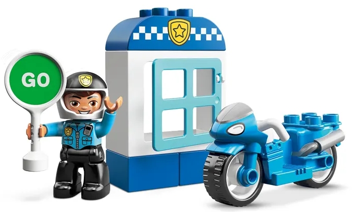 Constructor Lego Duplo Police Bike 10900 de la 2+ ani photo 2