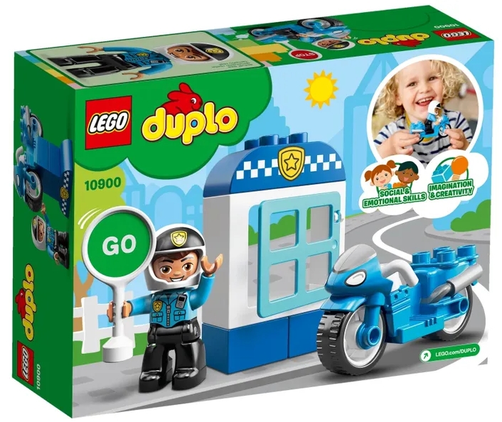 Constructor Lego Duplo Police Bike 10900 de la 2+ ani photo 5