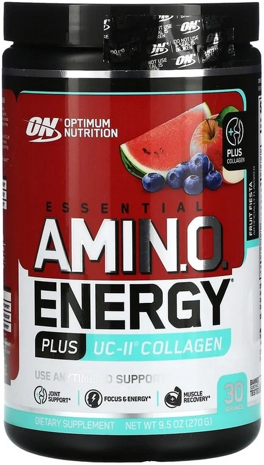 Предтренировочный комплекс Optimum Nutrition ON AMINO ENERGY UC-II FRUIT FIESTA 270G