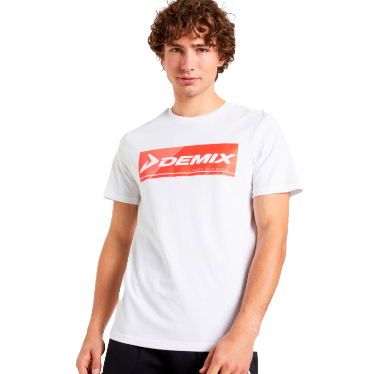 Tricou bărbătesc Demix TEE 52 Alb photo 5