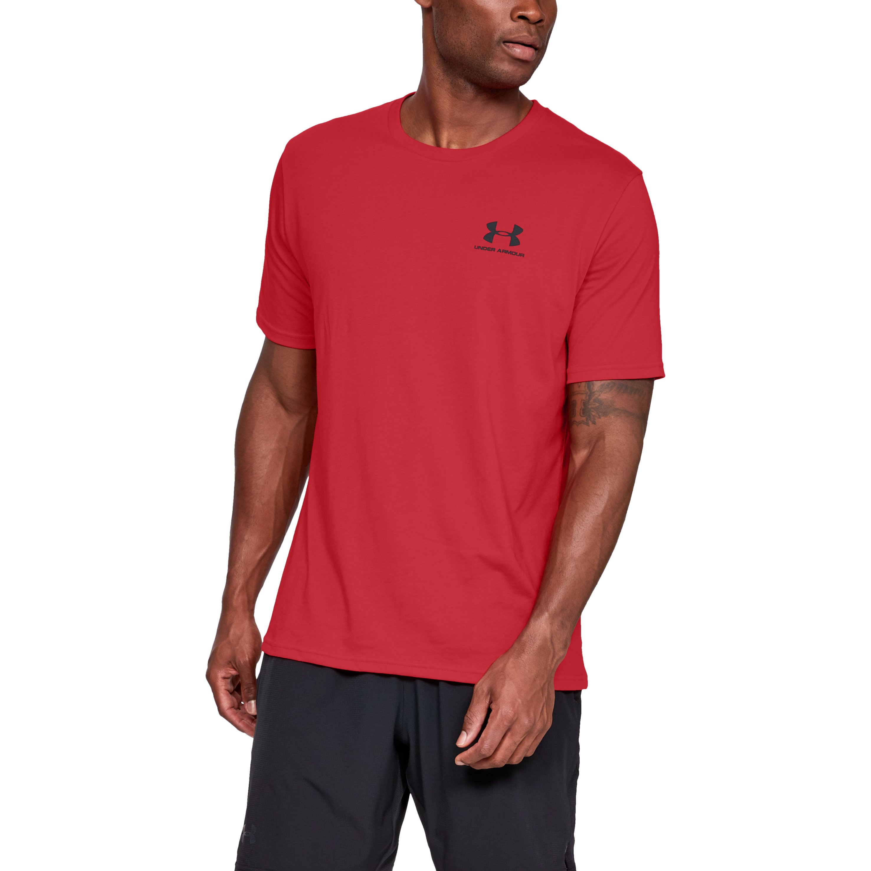Футболка мужская Under Armour SPORTSTYLE LEFT CHEST SS LG Красный photo 2