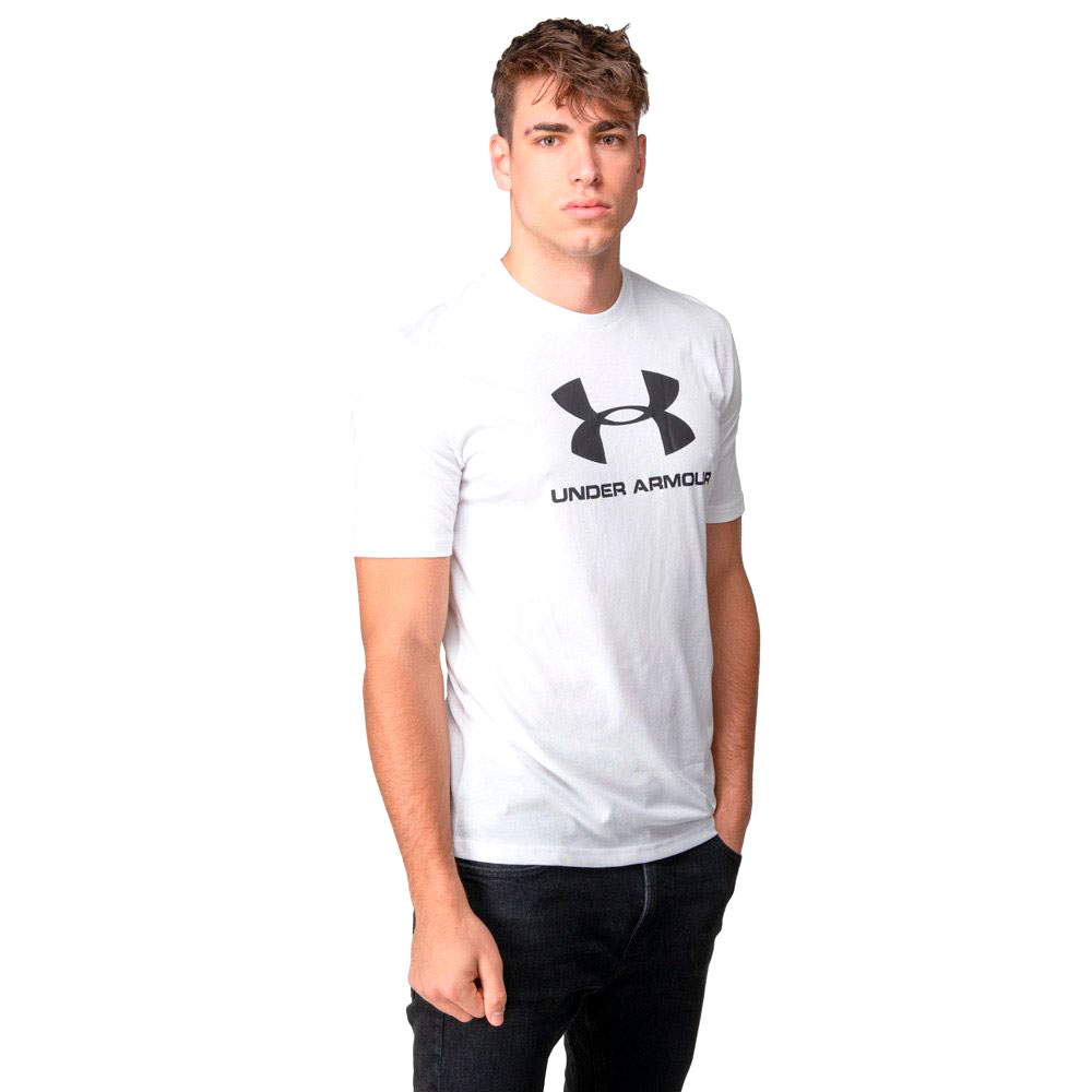 Футболка мужская Under Armour UA SPORTSTYLE LOGO SS S Белый photo 2