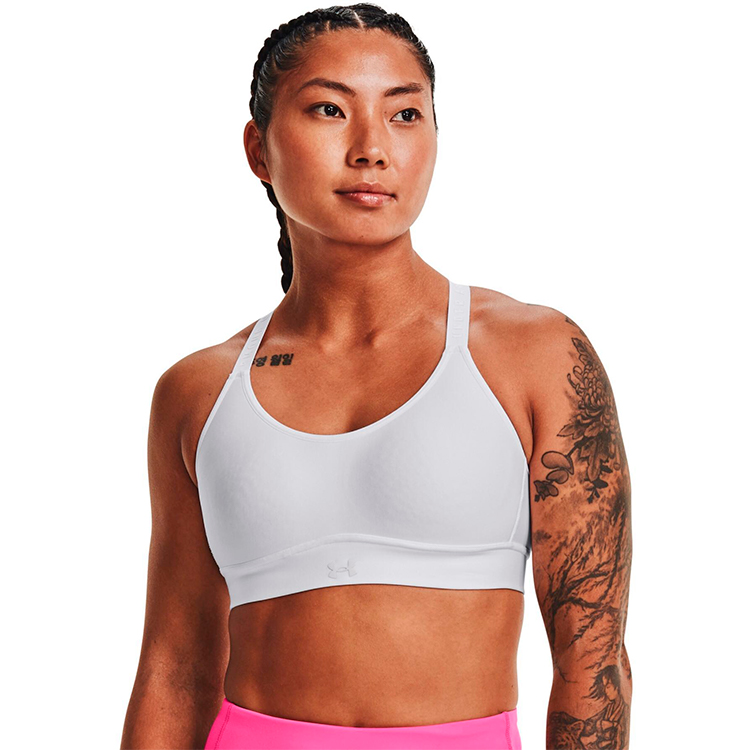 Bra sportive Under Armour Infinity Covered Mid / Femei / L / Alb photo 3