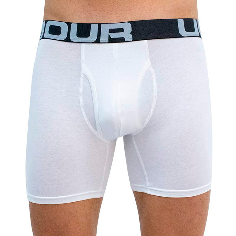 Boxeri Under Armour UA M CHARGED COTTON 6IN 3 PACK L Alb Barbati photo 3