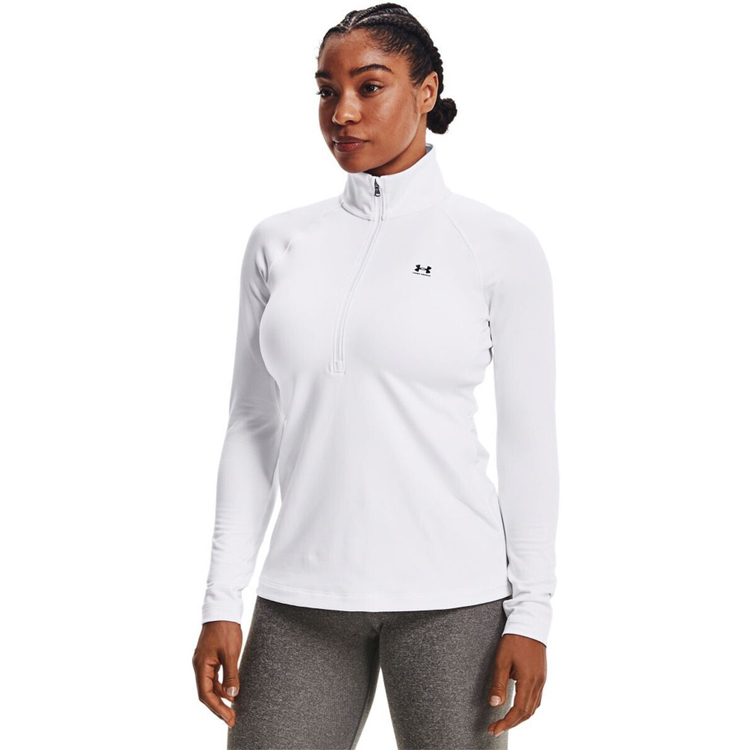 Hanorac Under Armour UA Authentics CG 1/2 Zip / Femei / LG / Alb photo 3