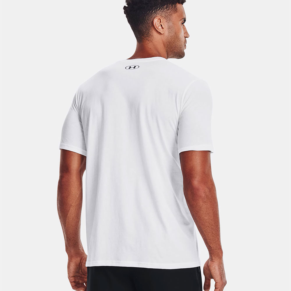 Tricou bărbătesc Under Armour UA CAMO CHEST STRIPE SS LG Alb photo 3