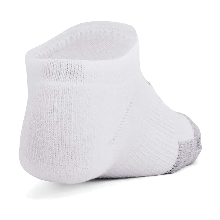 Носки  Under Armour UA HEATGEAR 3PK NO SHOW YTH/1375584-100/Белый photo 3