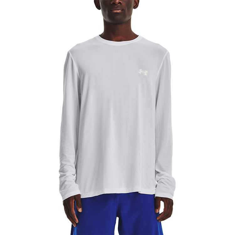 Hanorac pt bărbați Under Armour UA SEAMLESS STRIDE LS L Alb photo 4