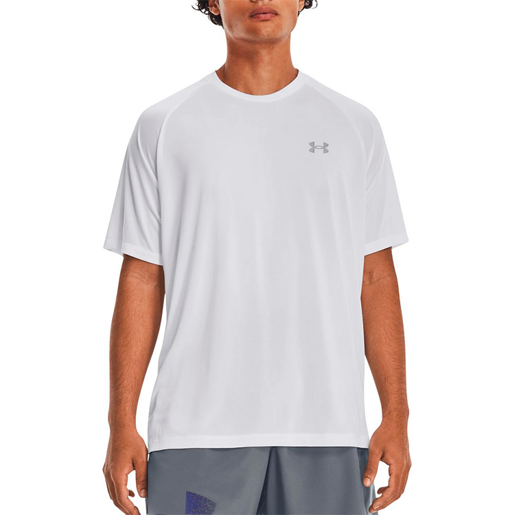Tricou bărbătesc Under Armour UA M TECH REFLECTIVE SS 3XL Alb photo 2