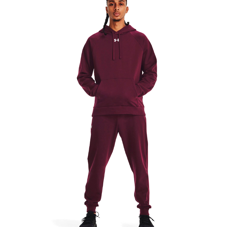Брюки Under Armour UA Rival Fleece Joggers S Бордовый Мужской photo 3