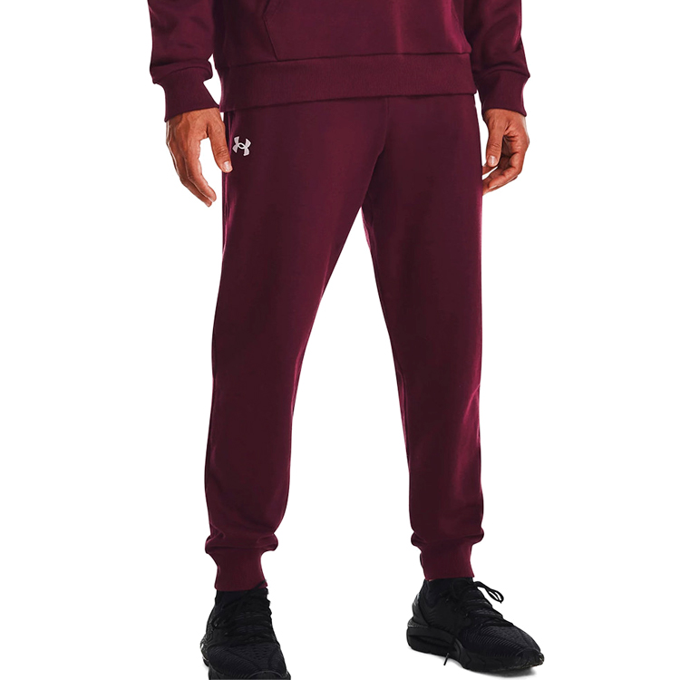 Брюки Under Armour UA Rival Fleece Joggers S Бордовый Мужской photo 4