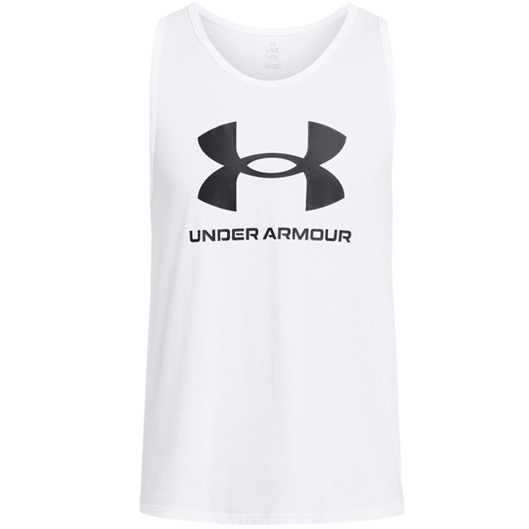 Maiou pt Barbati Under Armour UA SPORTSTYLE LOGO TANK L Alb photo 3