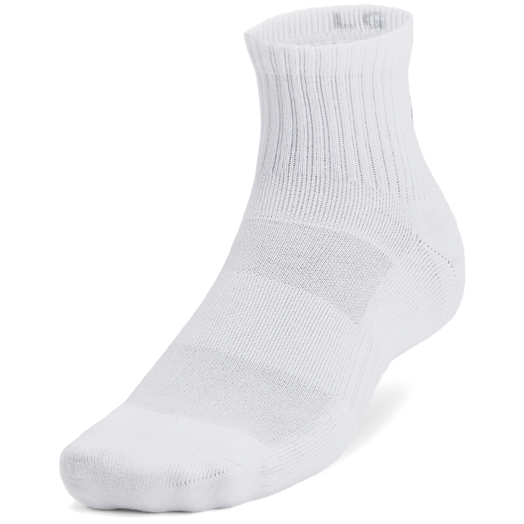 Sosete Unisex Under Armour UA TC 3pk Qtr L Alb photo 3
