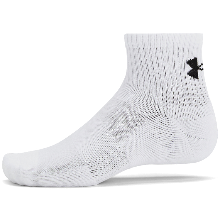 Sosete Unisex Under Armour UA TC 3pk Qtr L Alb photo 5