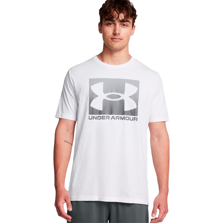 Tricou bărbătesc Under Armour UA M BOXED SPORTS UPDATED SS L Alb photo 3