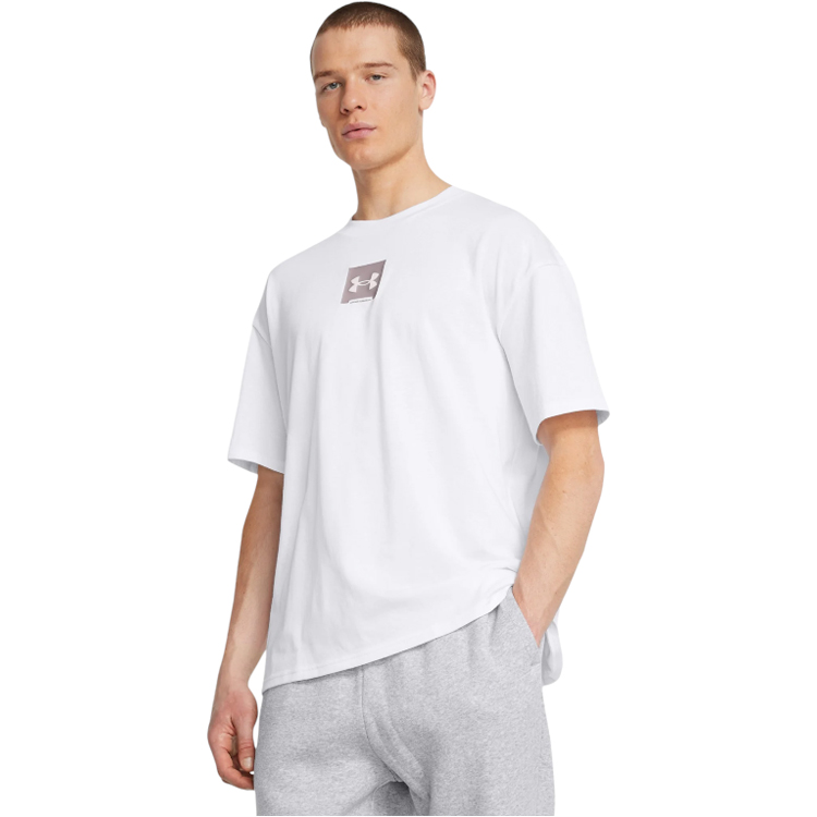 Tricou bărbătesc Under Armour UA M HW OS SM BOX SS L Alb photo 4