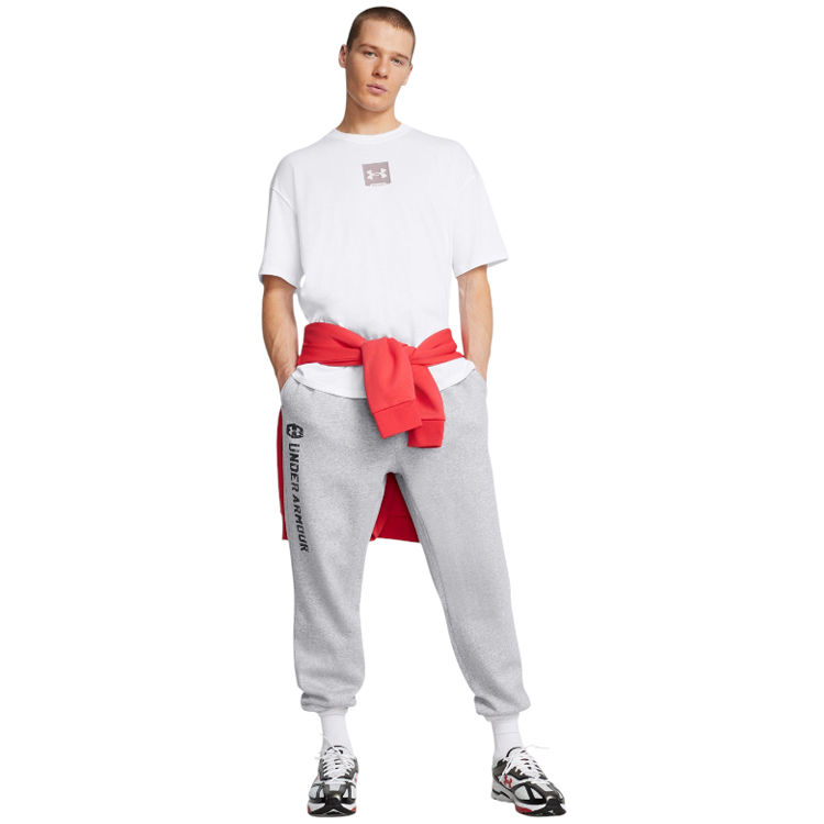 Tricou bărbătesc Under Armour UA M HW OS SM BOX SS L Alb photo 5