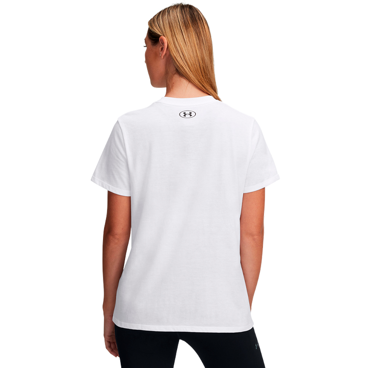 Tricou Under Armour UA Rival Outline SS L Alb Femei photo 2