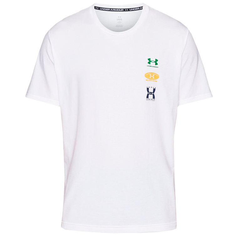 Tricou bărbătesc Under Armour UA M 60/40S EVOL LOGO SS L Alb